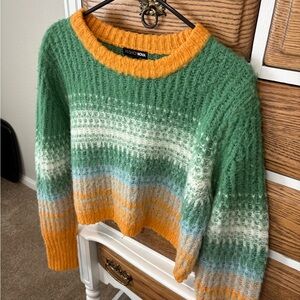 Fashion Nova Multicolor Striped Sweater